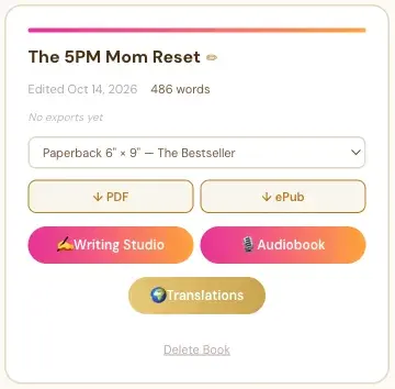 One book card in My Books.